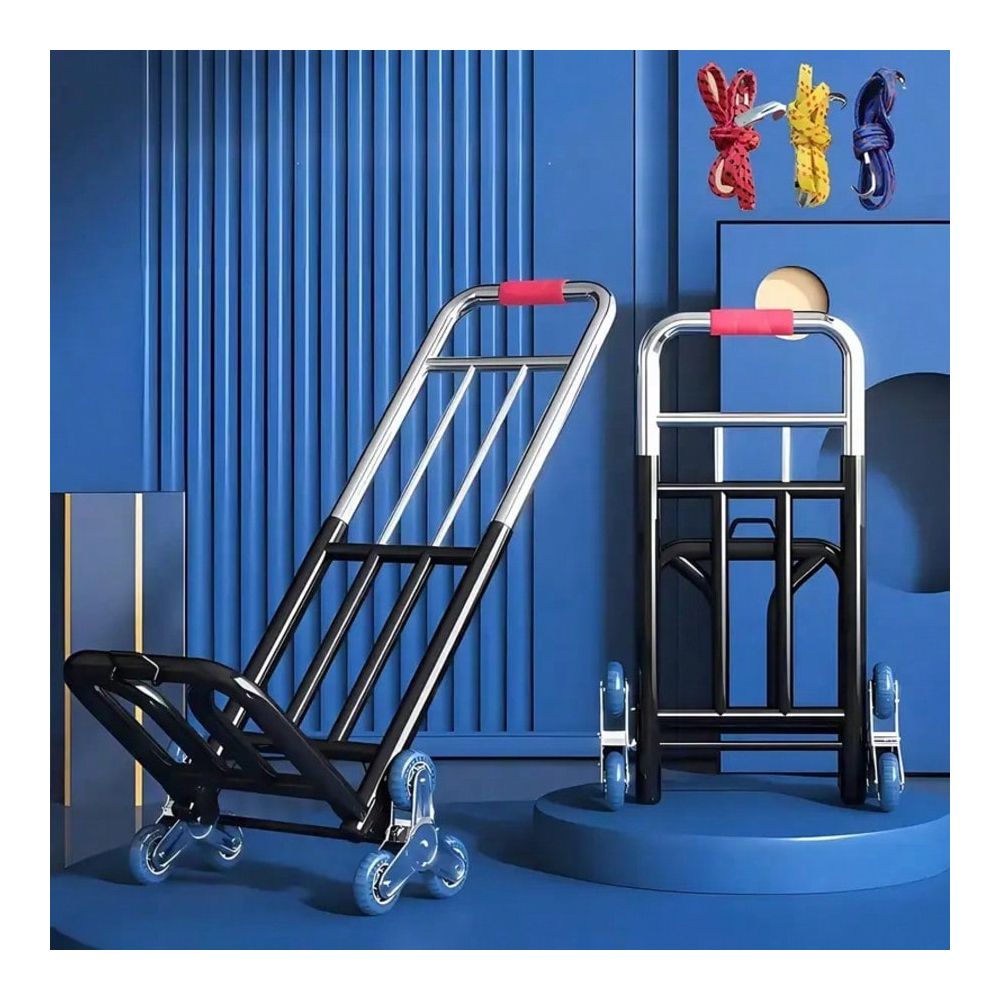 Heavy Equipment Lift - Chariot pliable robuste, équipé de boucles
