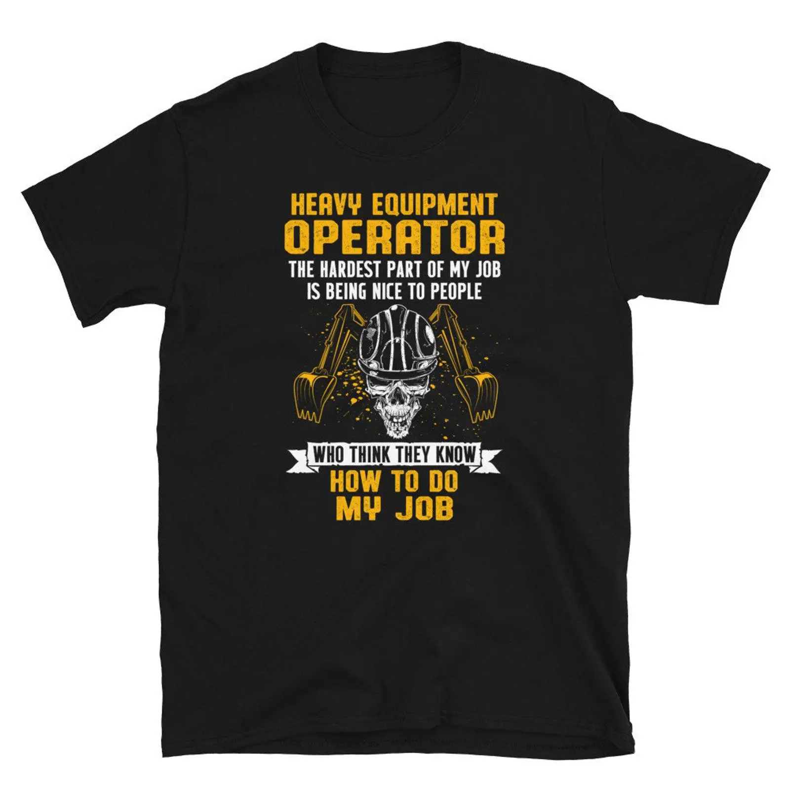 Heavy Equipment Washing - T-shirt pour opérateur de matériel lourd,
