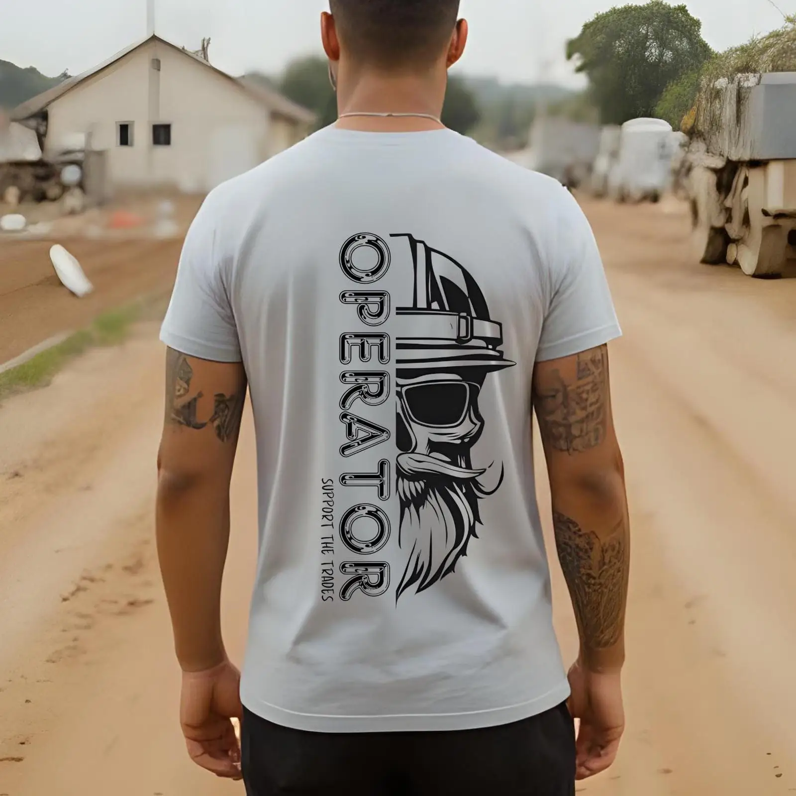 Heavy Equipment Washing - T-shirt d'opérateur de machines lourdes, pour
