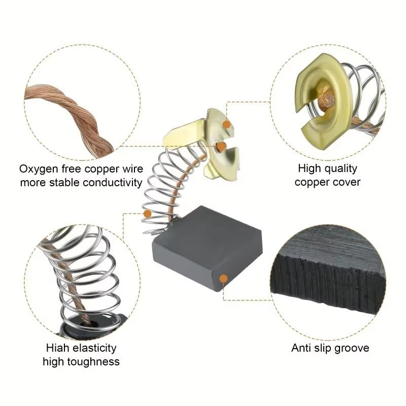 50 brosses en carbone robustes - Heavy Equipment Grinder avis et prix