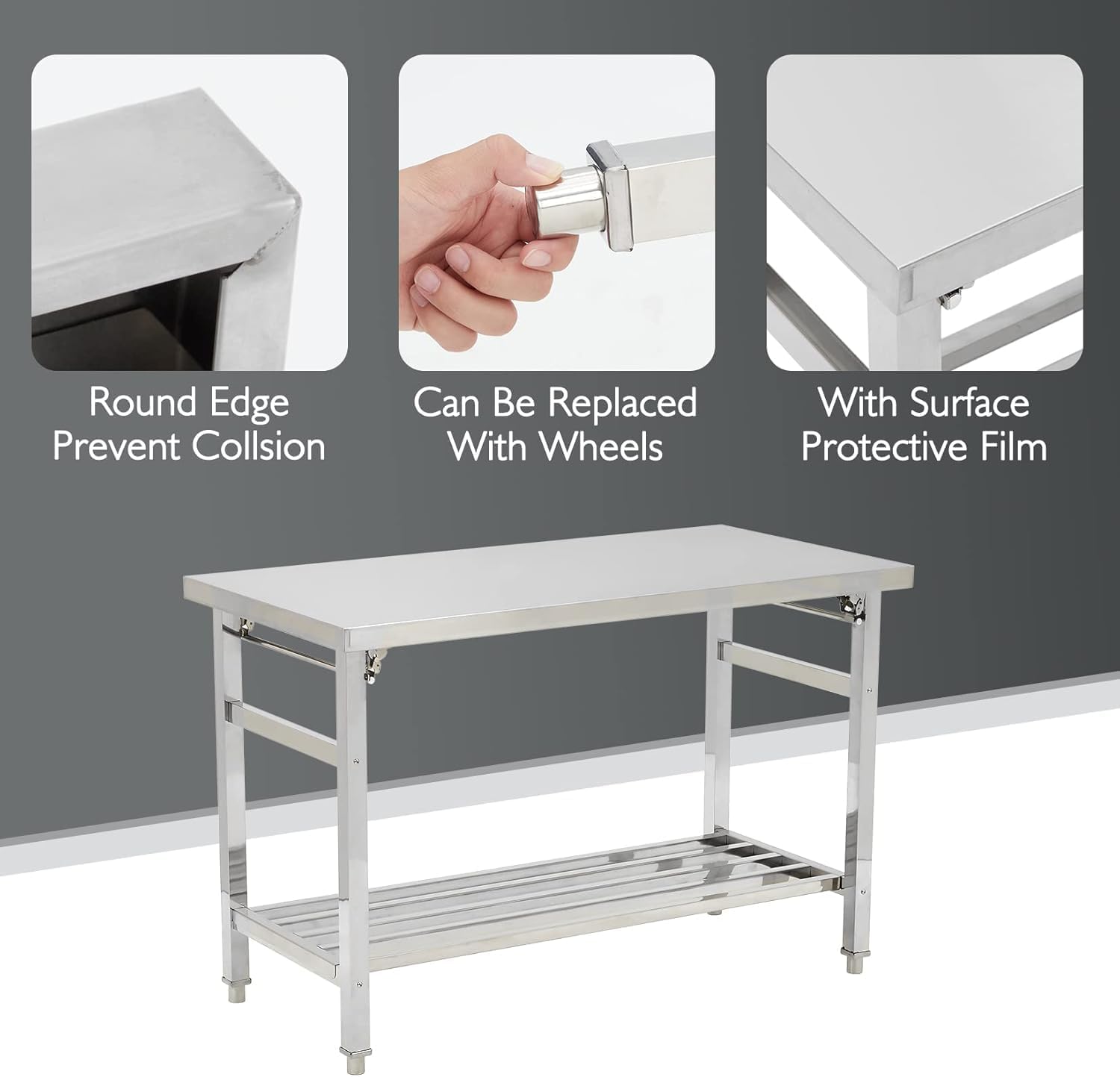 Table de préparation pliable e - Heavy Equipment Bucket avis et prix